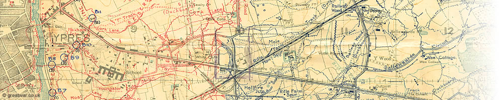 British Army trench map
