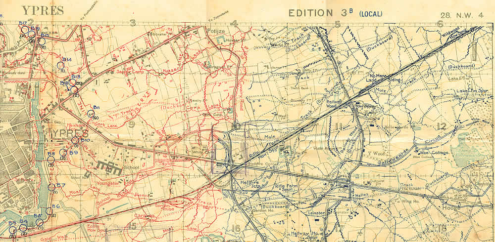 World+war+1+trenches+map