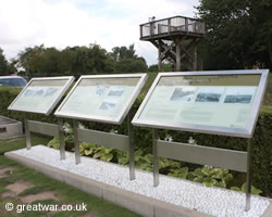 Information panels at 1st Australian Division Memorial
