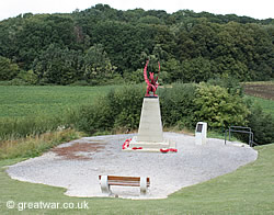 The red dragon faces Mametz Wood.