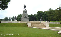 51st Highland Division Memorial located in Newfoundland Memorial Park near Beaumont Hamel on the Somme battlefields.