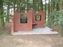 The red brick memorial to the memory of the men of the 11th (Service) Battalion East Lancashire Regiment - the Accrington Pals - who became casualties on 1 July 1916.