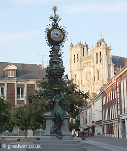 The centre of the city of Amiens.
