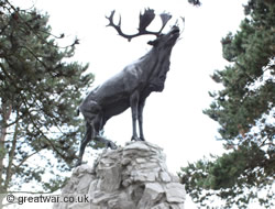 Newfoundland Memorial Caribou at Gueudecourt