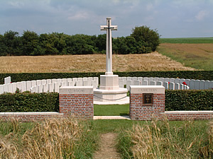Gordon Cemetery near Mametz, Somme battlefield.