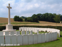 Gordon Cemetery near Mametz, Somme battlefield.