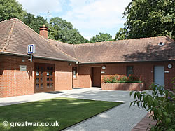 Information Centre at the car park for Delville Wood Memorial and Museum.