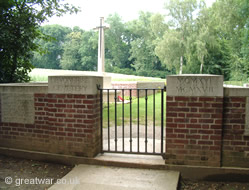 Devonshire Cemetery entrance.