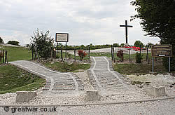 Entrance at Lochnagar Crater.