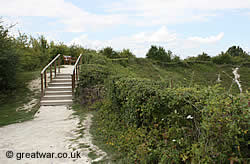 Path around the rim of Lochnagar Crater.