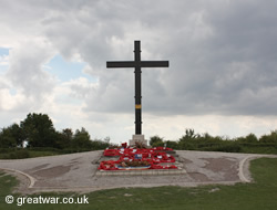 Wreaths laid at the annual 1 July ceremony at Lochnagar Crater.