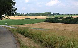 View towards the village of Mametz from Mansell Copse