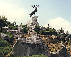 The Caribou memorial, Canadian Newfoundland Park
