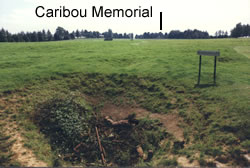 View from the German Trench line at Y-Ravine