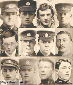 12 photographs from the Panel of the Missing