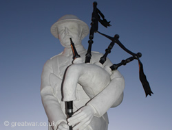 The Piper's Memorial at Longueval