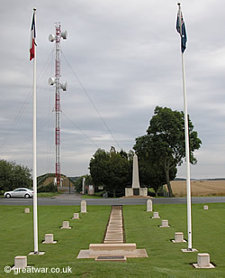 The Windmill Memorial at Pozieres.