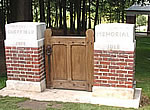 The gate leading to Sheffield Memorial Park