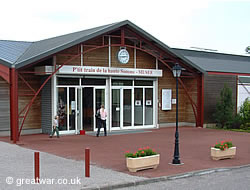 Entrance to the Le P'tit train museum