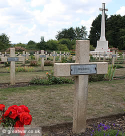 French graves at the Anglo-British cemetery.
