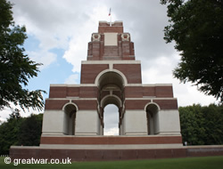 Thiepval Memorial from the south side.