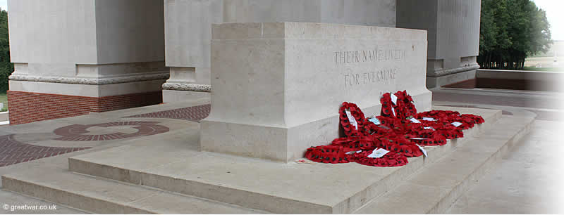 The Stone of Remembrance at Thiepval Memorial. The Stone of Remembrance at Thiepval Memorial.