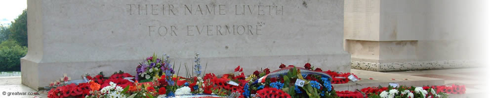 Wreaths placed at the Thiepval Memorial to the Missing during a commemorative ceremony to mark the anniversary of 1 July 1916 Battle of the Somme.