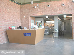 Visitor Centre reception and shop