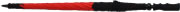 View of the rolled golf Poppy Umbrella