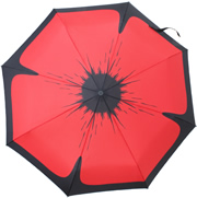 Telescopic style Poppy Umbrella