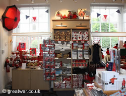 Gift shop at the Royal Hospital Chelsea, London