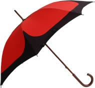 View of the side of the standard Poppy Umbrella