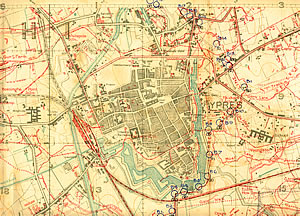 World+war+1+trenches+map