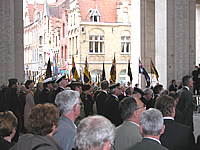 Visitors and Standards at the ceremony ©greatwar.co.uk