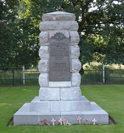 Memorial to the 1st Australian Tunneling Company at Hill 60 Memorial Site, Zillebeke, Ypres Salient &copy;www.greatwar.co.uk