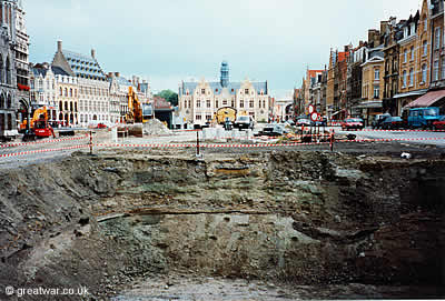 Redevelopment project of the Ypres Market Place (Grote Markt).