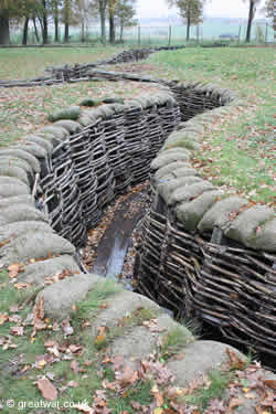 Trench system at Bayernwald