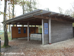 Bayernwald trenches display building