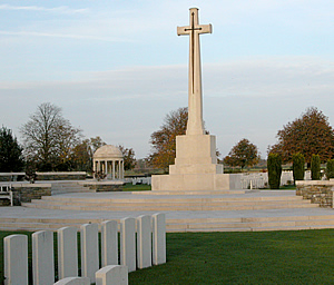 Bedford House Cemetery, south of Ypres.