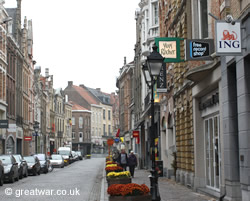 The Boterstraat in Ypres.