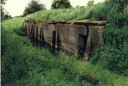 Flooded, the bunkers were inaccessible in the 1980s.