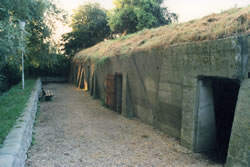 Bunkers near Essex Farm cemetery used as an Advanced Dressing Station.