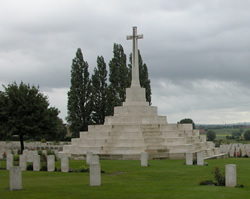 Tyne Cot original graves.