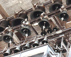 The Belfry in the Cloth Hall - Lakenhalle, Ypres.