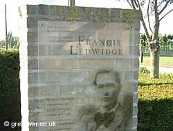 The Francis Ledwidge memorial.