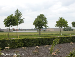 View looking north-west from the Canadian 1st Division position on the far left of the British Army line in April 1915.