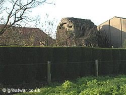 Hussar Farm with its preserved British observation post.