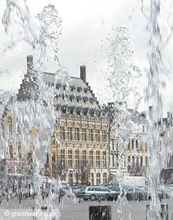 The former Kasselrij building, Ieper, Belgium