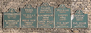 Old War Graves Commission signs