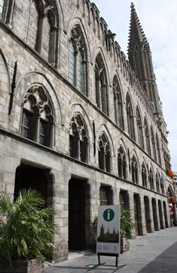 Ieper - Ypres Tourist Office in the Cloth Hall.
